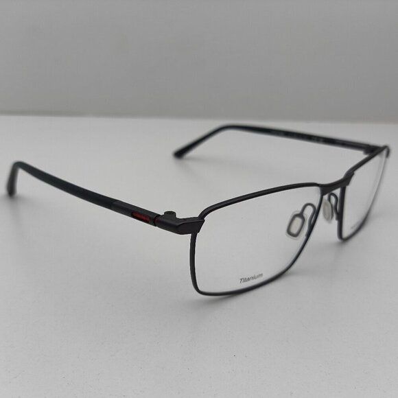 ?️Made in Italy! Porsche Design P8766 Black Eyeglasses 56/16 140 /EUM102?️ main image 11